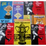 COLLECTION OF MINOR CUP PROGRAMMES - TEXACO, WATNEY, ANGLO ITALIAN ETC X 45