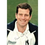 CRICKET - STUART NOTTINGHAM ( PHYSIO. ) WARWICKSHIRE C.C.C. HAND SIGNED PHOTOGRAPH