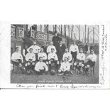 LONDON GERMAN FOOTBALL CLUB ORIGINAL POSTCARD FRANKED 1903