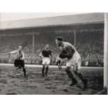 1948-49 BRENTFORD V BURNLEY FA CUP ORIGINAL PRESS PHOTO