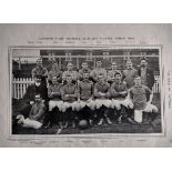 LEICESTER FOSSE 1905/06 IBROX PARK ( RANGERS ) DISASTER + ENGLAND V SCOTLAND @ CRYSTAL PLACE