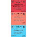 1998 CHARITY SHIELD ARSENAL V MANCHESTER UNITED VARIOUS TICKETS X 7