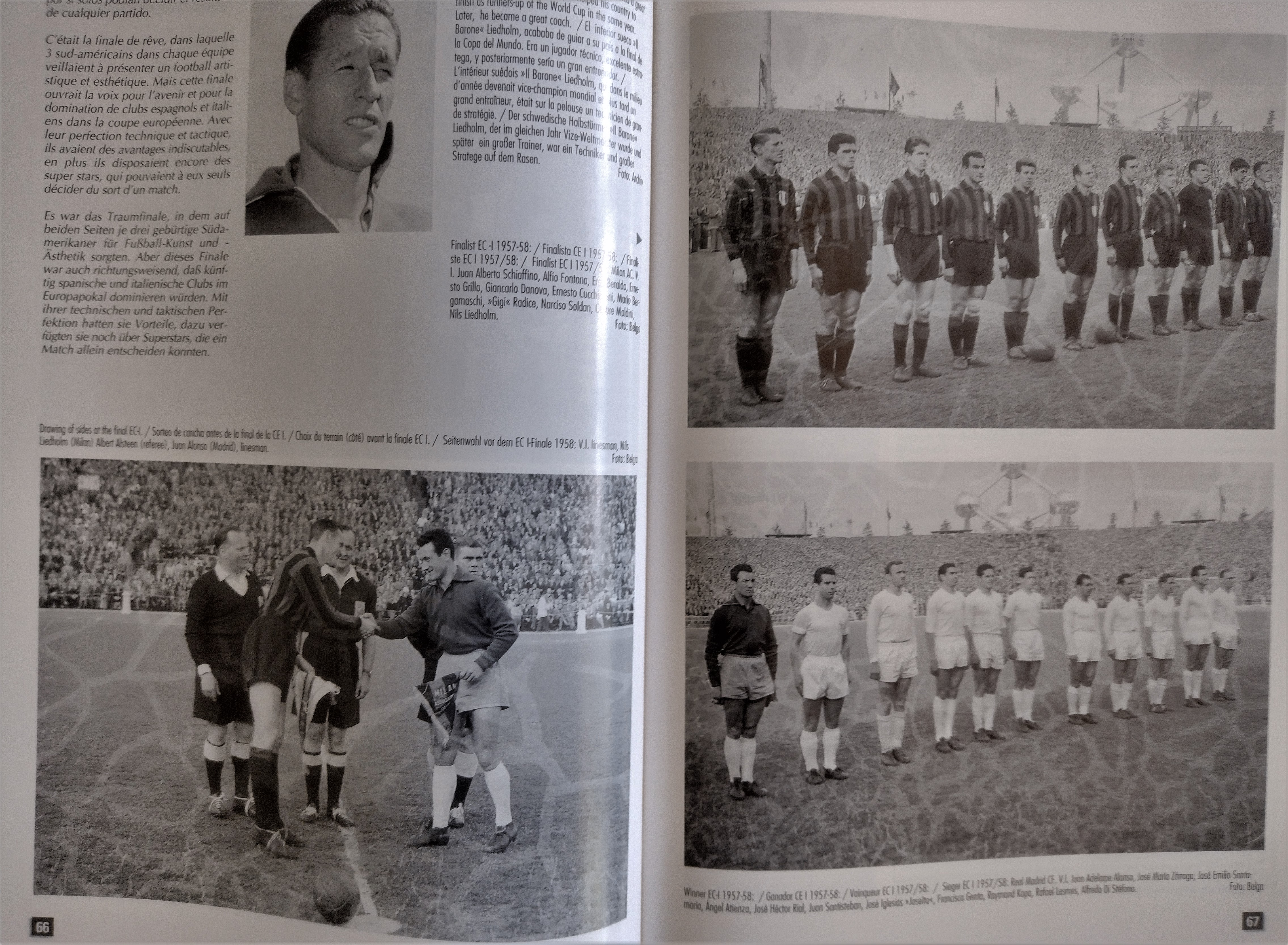 FOOTBALL BOOK - EUROPEAN CHAMPIONS CUP 1955 - 1960 - Image 3 of 4