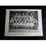 1933-34 ARSENAL TEAM PHOTO ISSUED BY THE SUNDAY POST