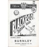 1951-52 BLACKPOOL V BURNLEY