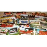 LATE 1960'S / EARLY 70'S FOOTBALL TEAM PICTURES FROM THE LEAGUE REVIEW X 60+