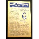 1947-48 QUEENS PARK RANGERS V NORTHAMPTON TOWN