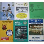 LEEDS UNITED COLLECTION OF FRIENDLY, BIG MATCH ETC PROGRAMMES X 79