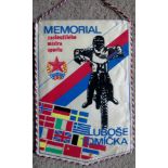 SPEEDWAY - LUBOSE TOMICKA MEMORIAL RACE PENNANT