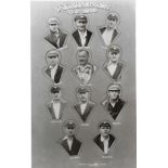 YORKSHIRE COUNTY CRICKET CLUB ORIGINAL 1925 POSTCARD