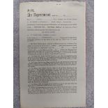 IAN OSBORNE BIRMINGHAM CITY ORIGINAL 1970 PLAYERS CONTRACT