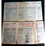 HORSE RACING - '' UP TO DATE '' MAGAZINES 9 ISSUES BETWEEN 1940 & 1943