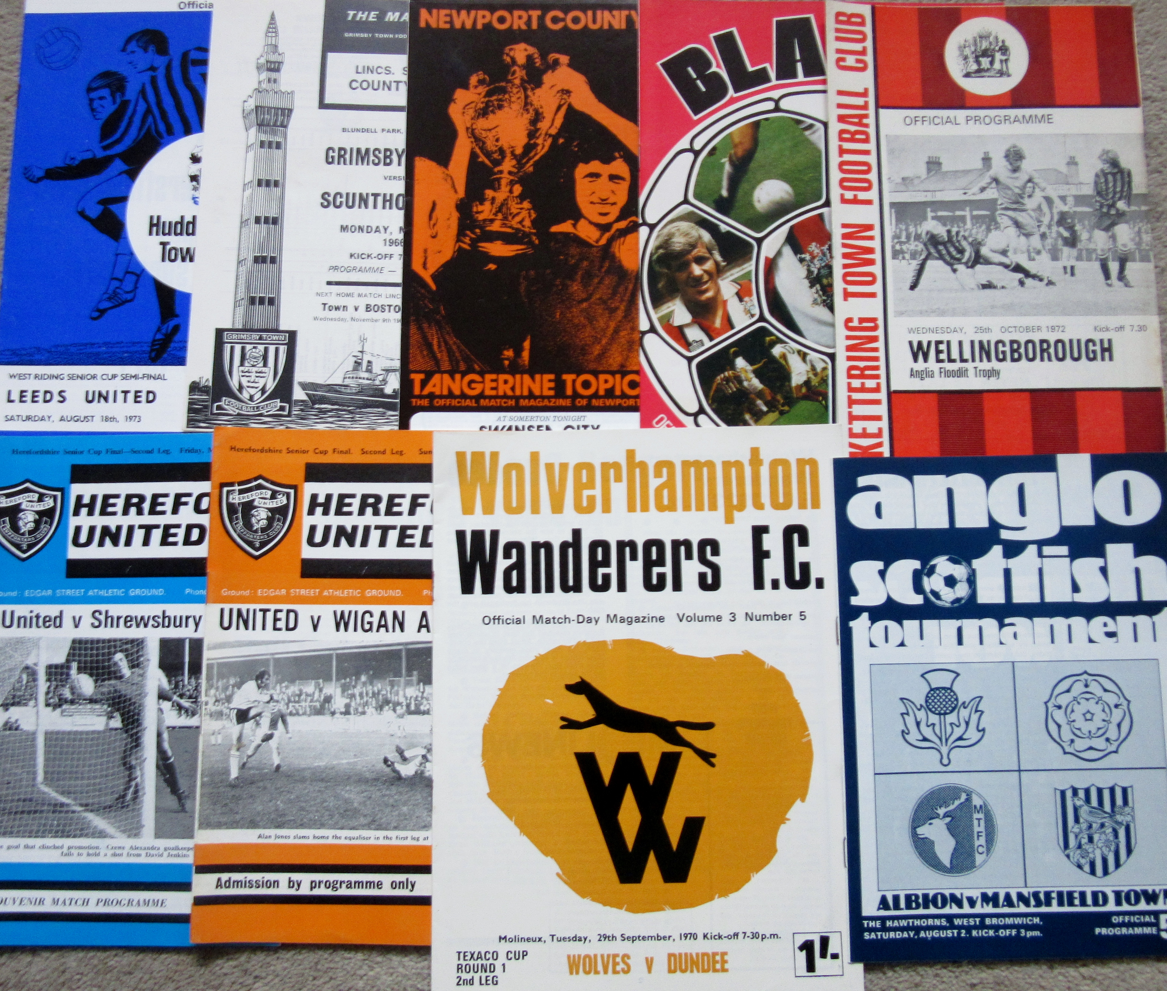 COLLECTION OF MINOR CUP PROGRAMMES - TEXACO, WATNEY, ANGLO ITALIAN ETC X 45 - Image 3 of 7