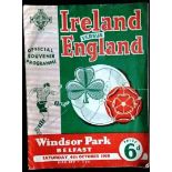 NORTHERN IRELAND v ENGLAND 1958