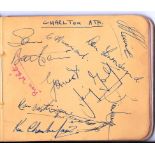 CIRCA 1955 CHARLTON ATHLETIC AUTOGRAPHS