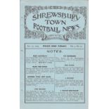 1924-25 SHREWSBURY TOWN V STOURBRIDGE