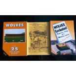 WOLVERHAMPTON WANDERERS PUBLICATIONS X 3