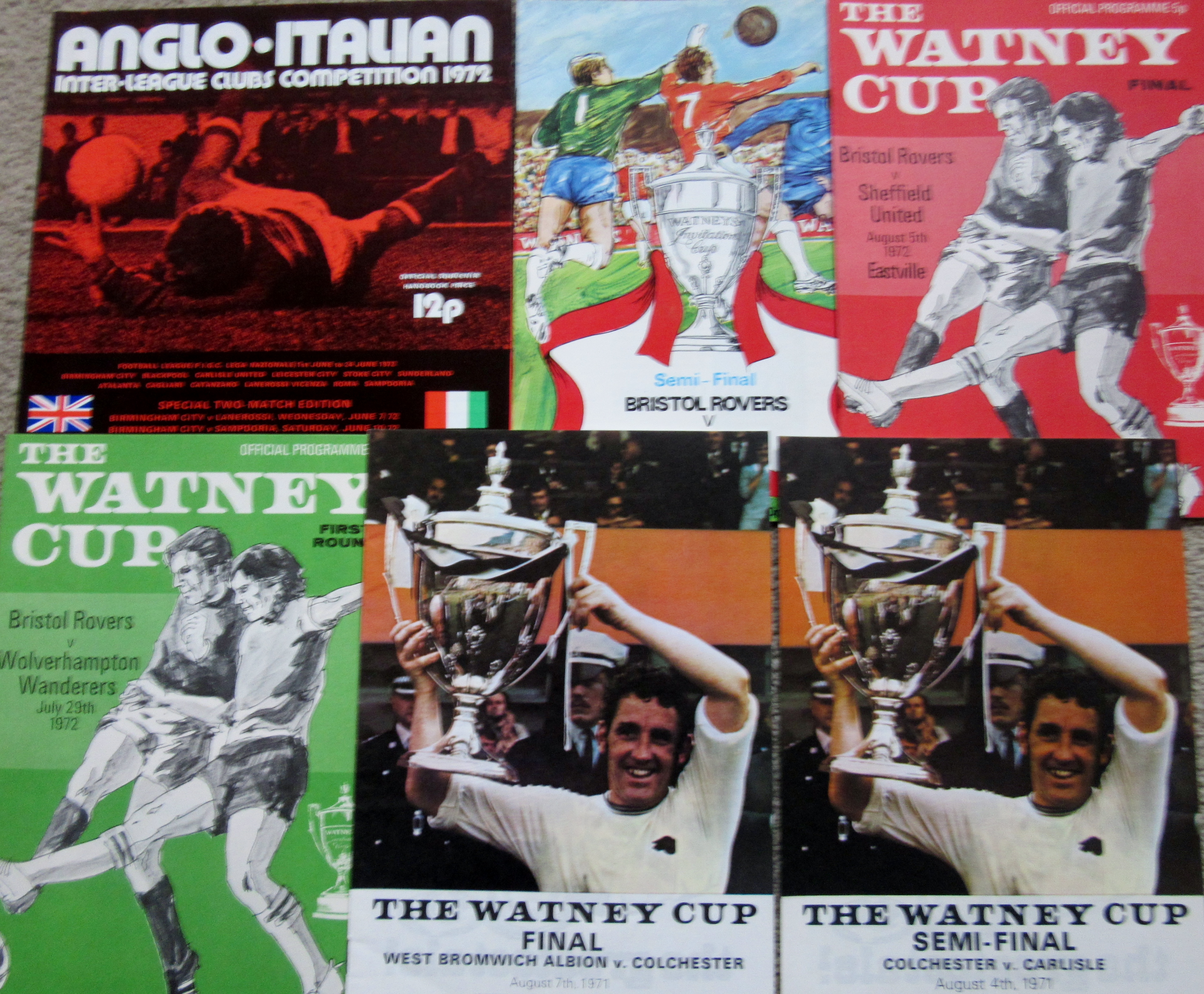 COLLECTION OF MINOR CUP PROGRAMMES - TEXACO, WATNEY, ANGLO ITALIAN ETC X 45 - Image 6 of 7