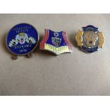 SPEEDWAY - SHEFFIELD SILVER BADGES X 3