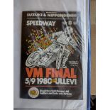 SPEEDWAY - WORLD FINAL PROGRAMMES 1980 - 1990 + 93 & 94