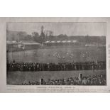 1905 ENGLAND V SCOTLAND AT THE OVAL & 1901 F.A. CUP FINAL TOTTENHAM V SHEFFIELD UNITED