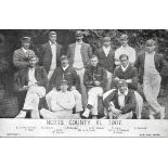 CRICKET - ORIGINAL 1907 NOTTINGHAMSHIRE POSTCARD