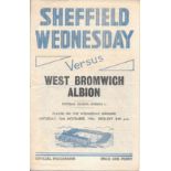 1946-47 SHEFFIELD WEDNESDAY V WEST BROMWICH ALBION