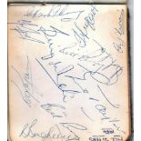 WEST BROMWICH ALBION 1956 NORMAN HEATH TESTIMONIAL V ALL STAR XI PROGRAMME & AUTOGRAPHS