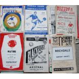 COLLECTION OF 1950'S FOOTBALL PROGRAMMES X 96