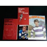 QUEENS PARK RANGERS 2 1960'S BOOKS & 2 PICTURES OF RODNEY MARSH