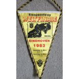 1983 INDIVIDUAL ICE SPEEDWAY WORLD CHAMPIONSHIP FINAL PENNANT