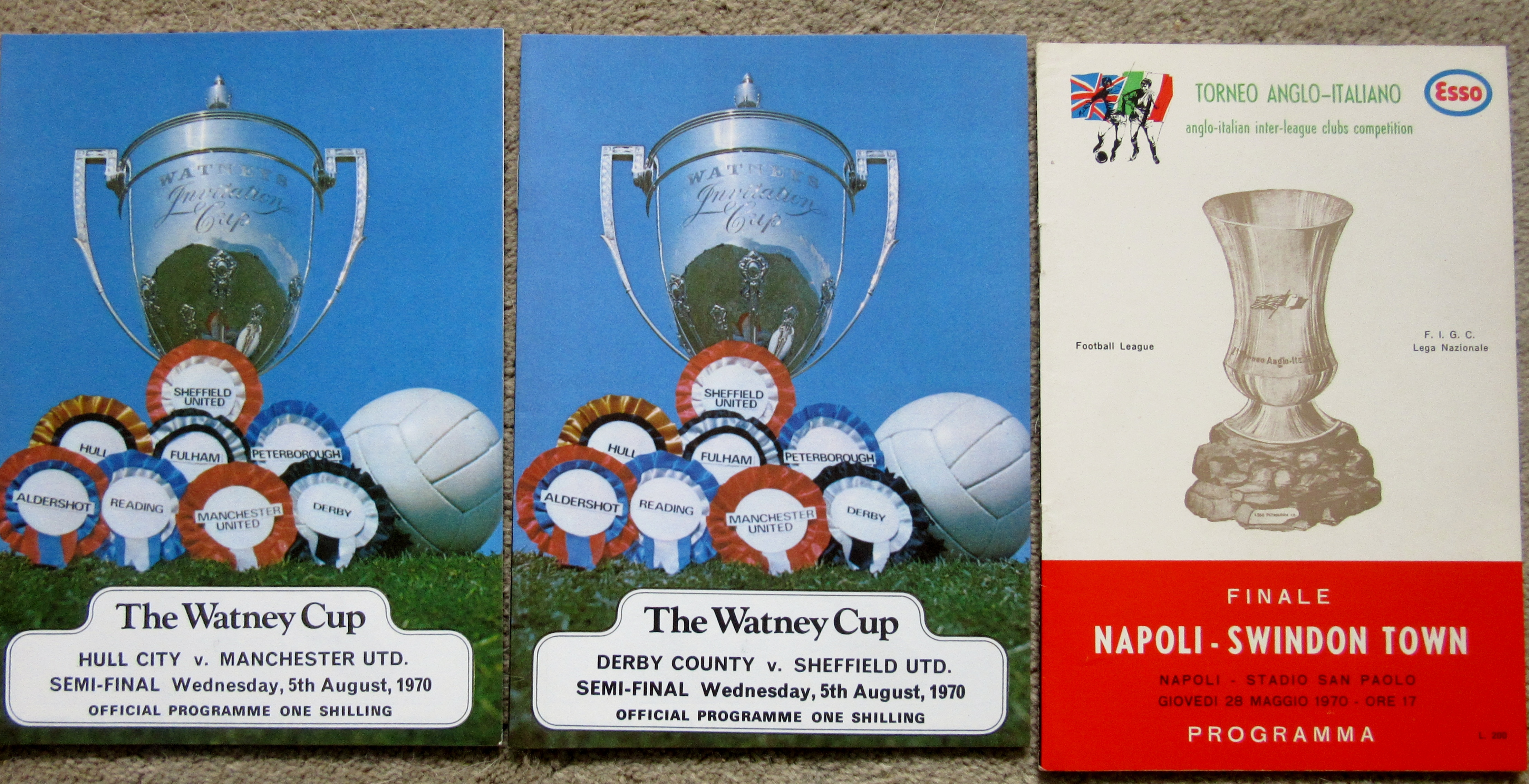 COLLECTION OF MINOR CUP PROGRAMMES - TEXACO, WATNEY, ANGLO ITALIAN ETC X 45 - Image 7 of 7