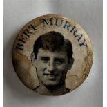 BERT MURRAY VINTAGE LAPEL BADGE BIRMINGHAM CHELSEA BRIGHTON PETERBOROUGH