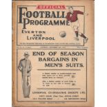1934-35 LIVERPOOL V WEST BROMWICH ALBION & EVERTON 'A' V EARLESTOWN BOHEMIANS