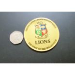 RUGBY UNION - 2001 BRITISH & IRISH LIONS TOUR OF AUSTRALIA LIMITED EDITION MEDAL