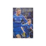 CHELSEA - LARGE POSTER AUTOGRAPHED BY TORE ANDRE FLO