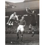 1947-48 FULHAM V EVERTON FA CUP ORIGINAL PRESS PHOTO 6.5 x 8.5 Inches