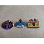 SPEEDWAY - BUXTON SILVER BADGES X 3
