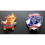 SPEEDWAY - LONG EATON BADGES X 2