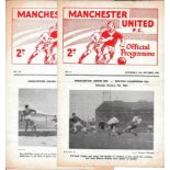 MANCHESTER UNITED RESERVES V PRESTON NORTH END RESERVES BOTH 1961-62