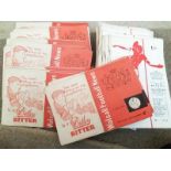 WALSALL HOME PROGRAMMES 1963-64 TO 1970-71 X 30
