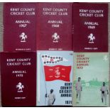 KENT COUNTY CRICKET YEAR BOOKS / ANNUALS X 12