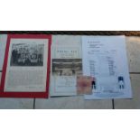 1925 FA CUP FINAL. CARDIFF V SHEFFIELD UNITED REPRINTED PROGRAMME & TICKET + PICTURE