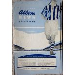 WEST BROMWICH ALBION 1955-56 HOME PROGRAMMES X 13