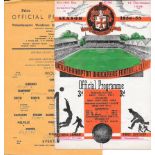 1953-54 & 1954-55 WOLVERHAMPTON WANDERERS RESERVES V EVERTON RESERVES