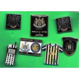 NEWCASTLE UNITED BADGES X 7