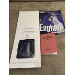 CRICKET - 1998 ENGLAND V SOUTH AFRICA TIE & PROGRAMME + 1985 WARWICKSHIRE C C RULES & FIXTURES