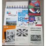 ENGLAND AWAY PROGRAMMES X 8