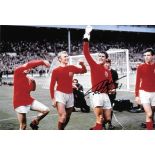 ENGLAND 1966 WORLD CUP - GEOFF HURST AUTOGRAPHED PHOTO