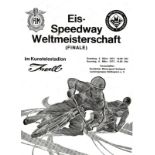 1977 ICE SPEEDWAY FINAL @ KUNSTEISSTADION GERMANY